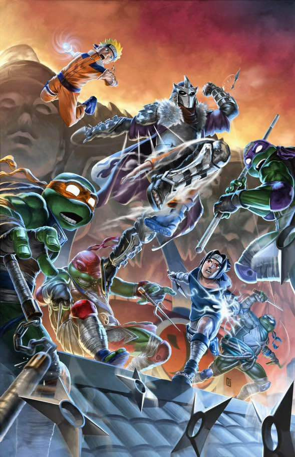 Teenage Mutant Ninja Turtles X Naruto #1 Animocity Exclusive