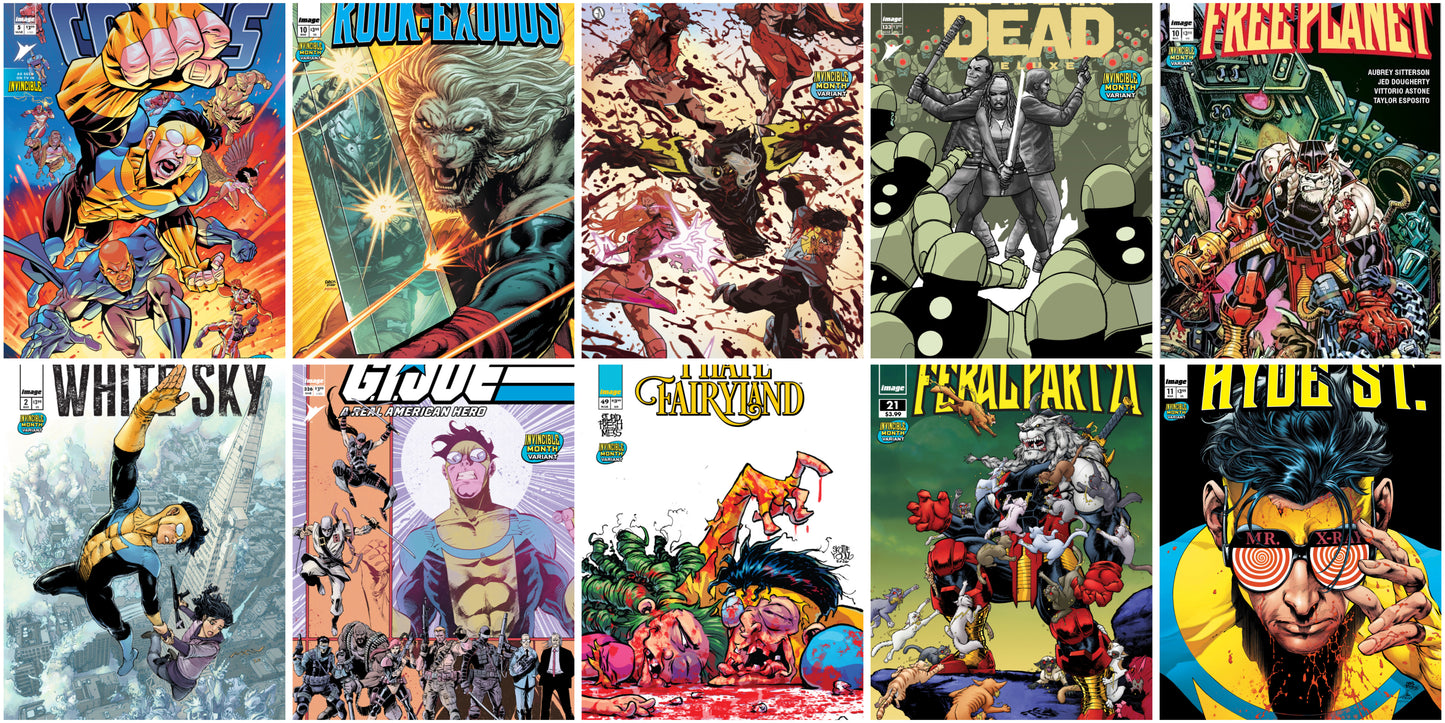 Invincible Team Up Bundle-35 Covers