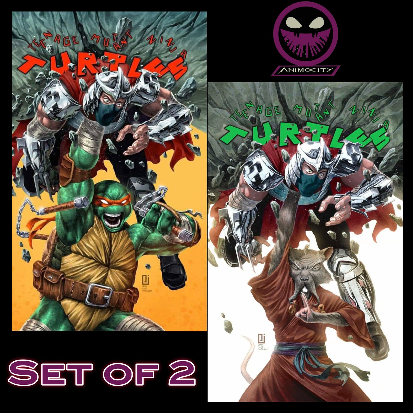 Teenage Mutant Ninja Turtles X #5 Animocity Shared Exclusive Set of 2