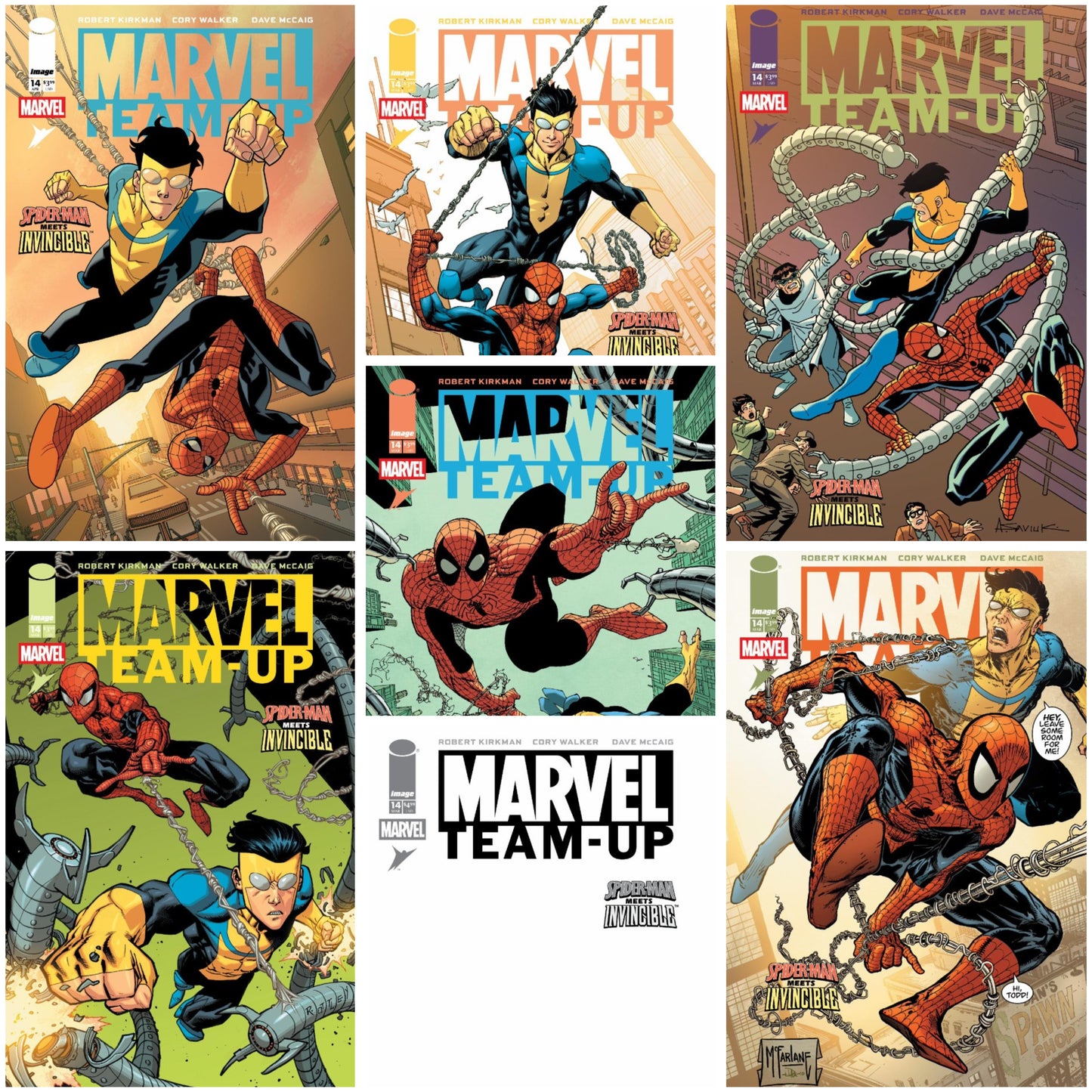 Marvel Team-Up #14 Invincible/Spider-Man Facsimile Bundle