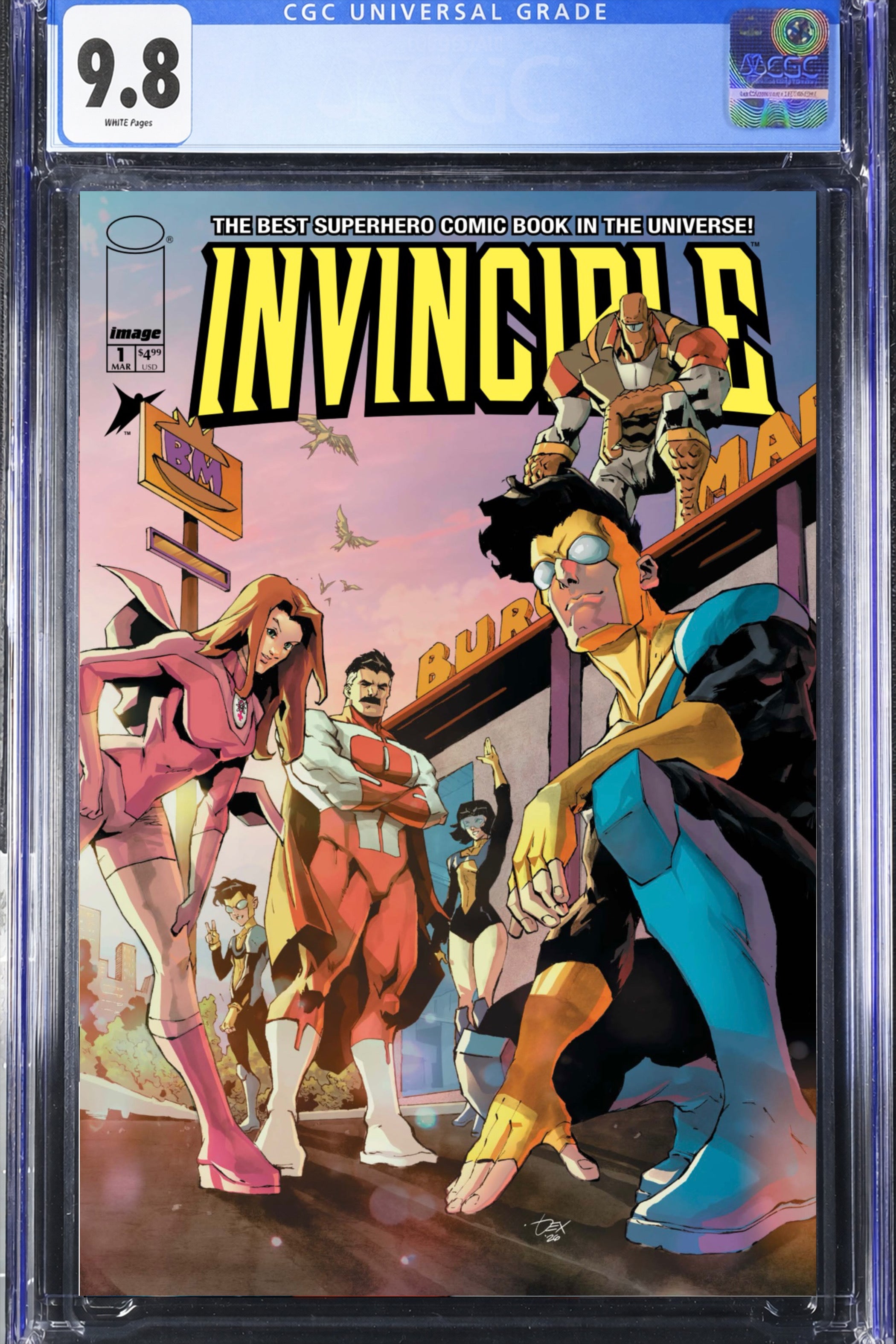 アメコミ pwg Invincible #1 Reprint Dexter Soy Variant WonderCon Exclusive