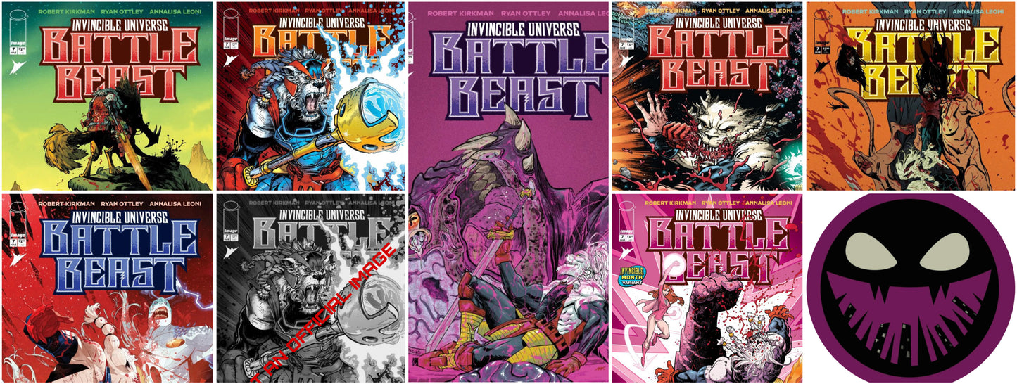 Invincible Universe Battle Beast #7 Bundle