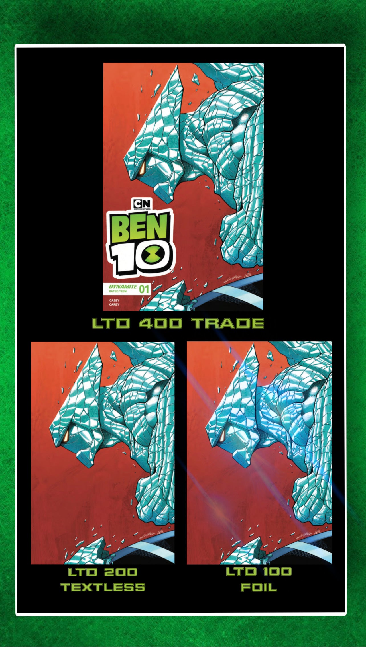 Ben 10 #1 カルロス・M・ベレス アニモシティ限定版