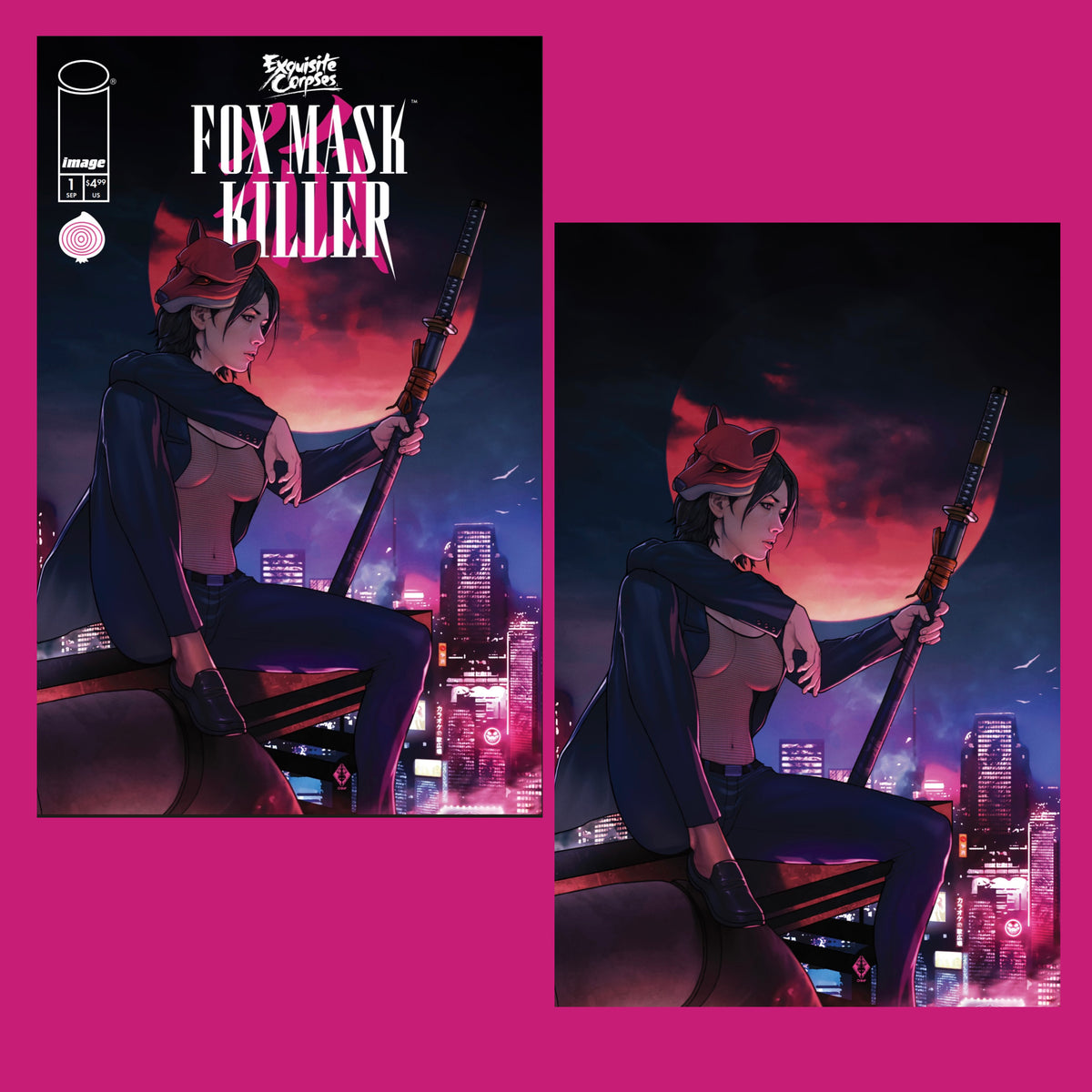 Exquisite Corpses Fox Mask Killer #1 Dave Gonzales Animocity Exclusive