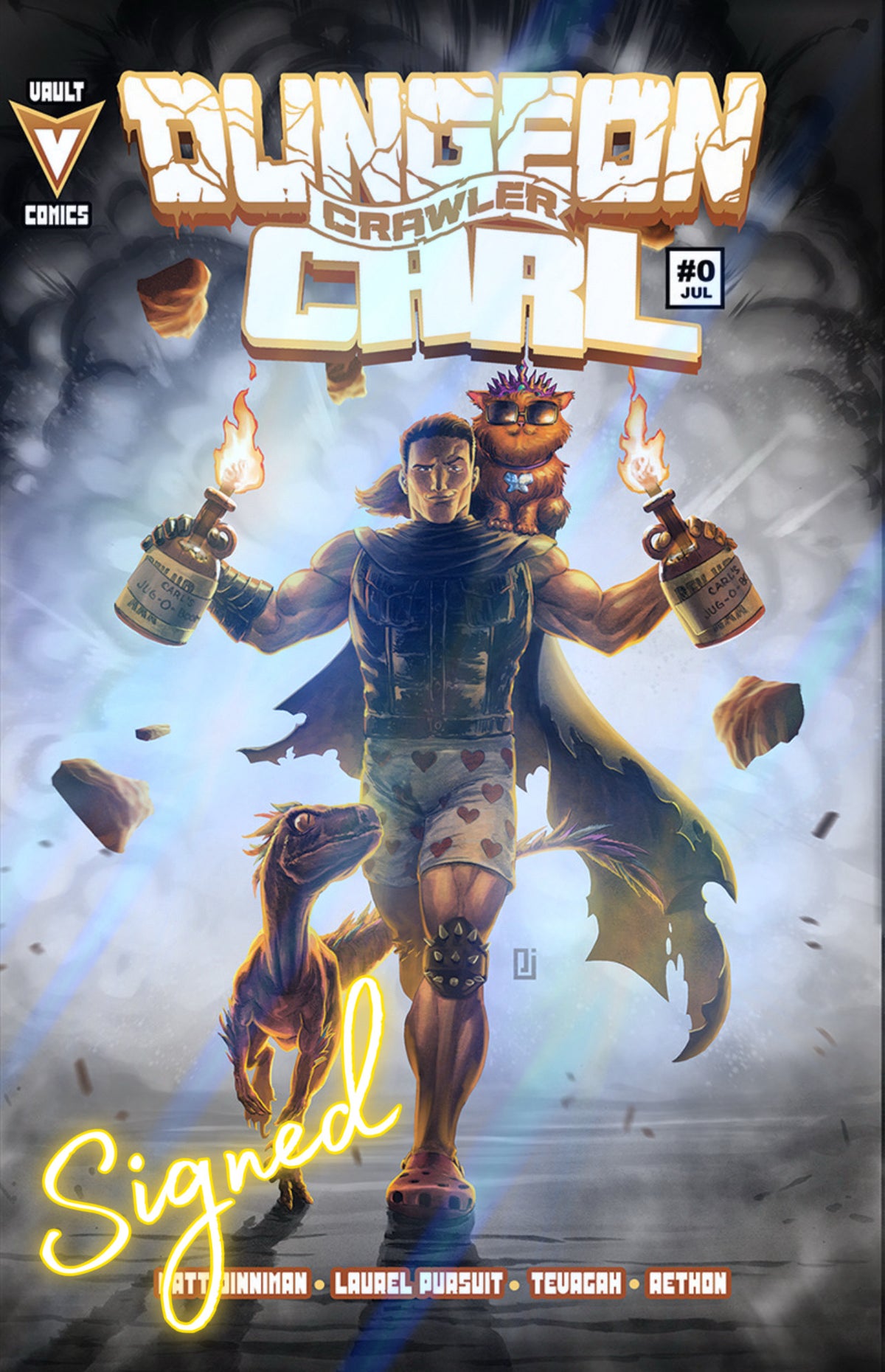 Dungeon Crawler Carl #0 Special Edition Peejay Catacutan Animocity Exclusive Color Splash Foil