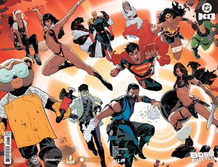 DC K.O. BOSS BATTLE #1 (ONE SHOT) CVR G JEFF SPOKES WRAPAROUND FOIL VAR